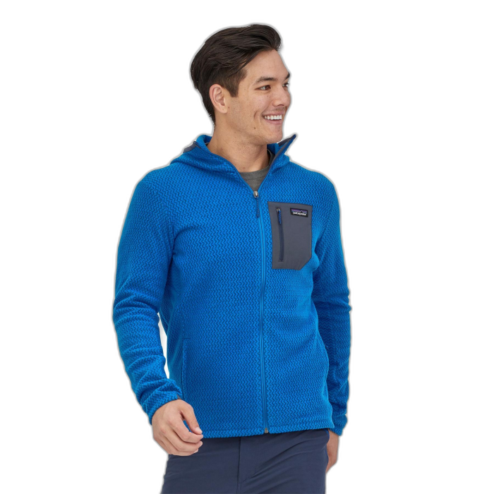 Bluza męska PATAGONIA R1 Air FZ HD /  niebieski