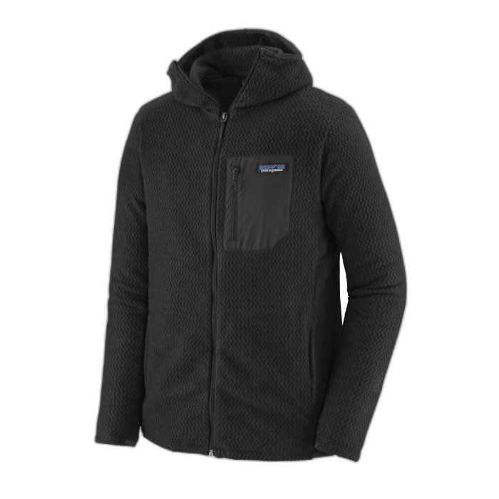 Bluza męska PATAGONIA R1 Air FZ HD /  czarny