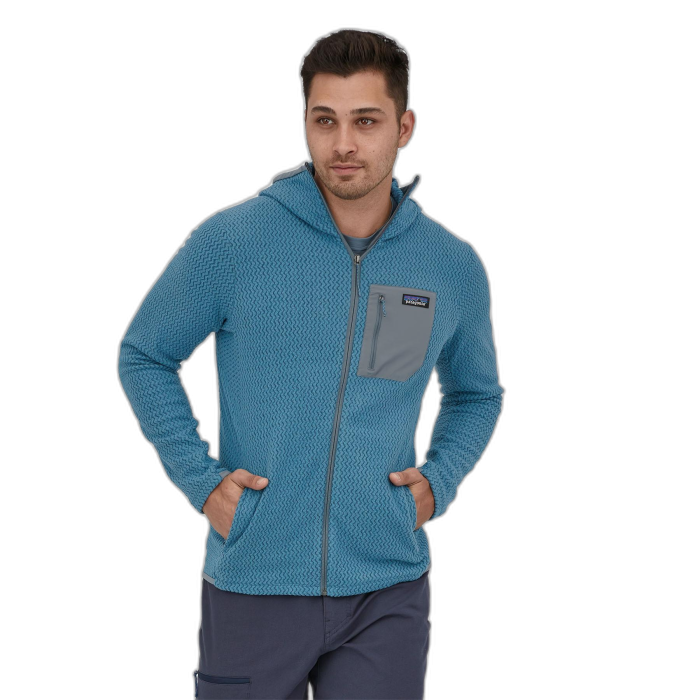Bluza męska PATAGONIA R1 Air FZ HD /  niebieski