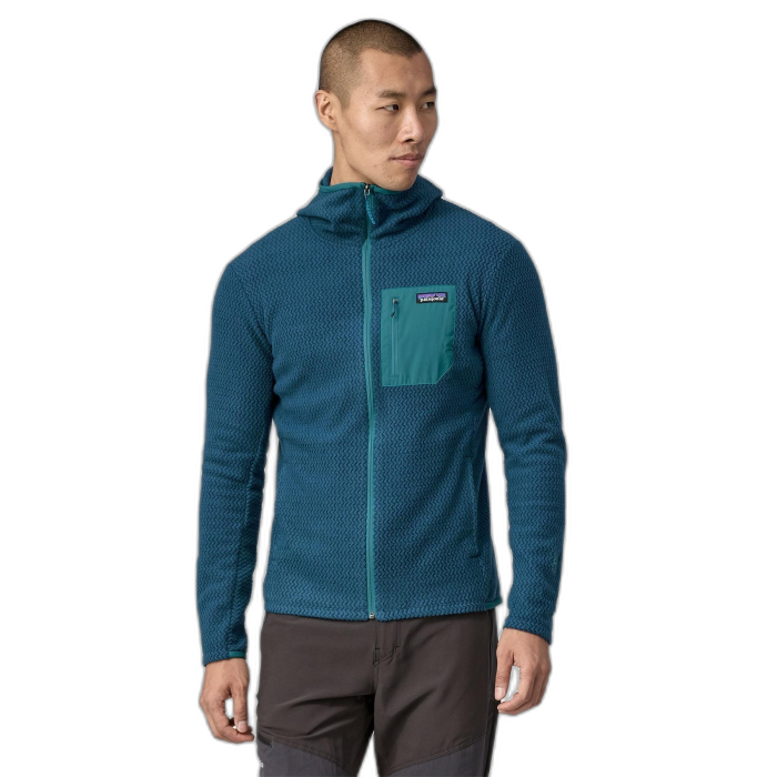Bluza męska PATAGONIA R1 Air FZ HD /  niebieski