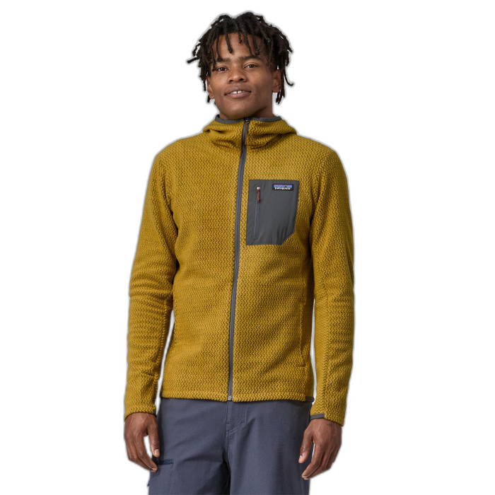 Bluza męska PATAGONIA R1 Air FZ HD /  żółty