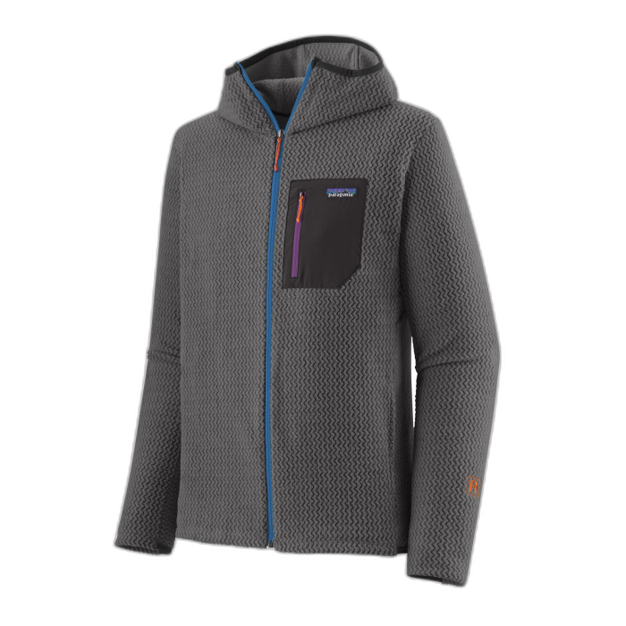 Bluza męska PATAGONIA R1 Air FZ HD /  szary