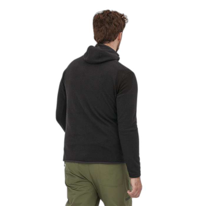 Bluza męska PATAGONIA R1 Air FZ HD /  czarny
