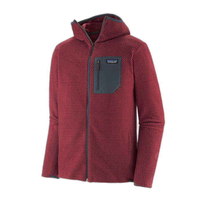 Bluza męska PATAGONIA R1 Air FZ HD /  czerwony