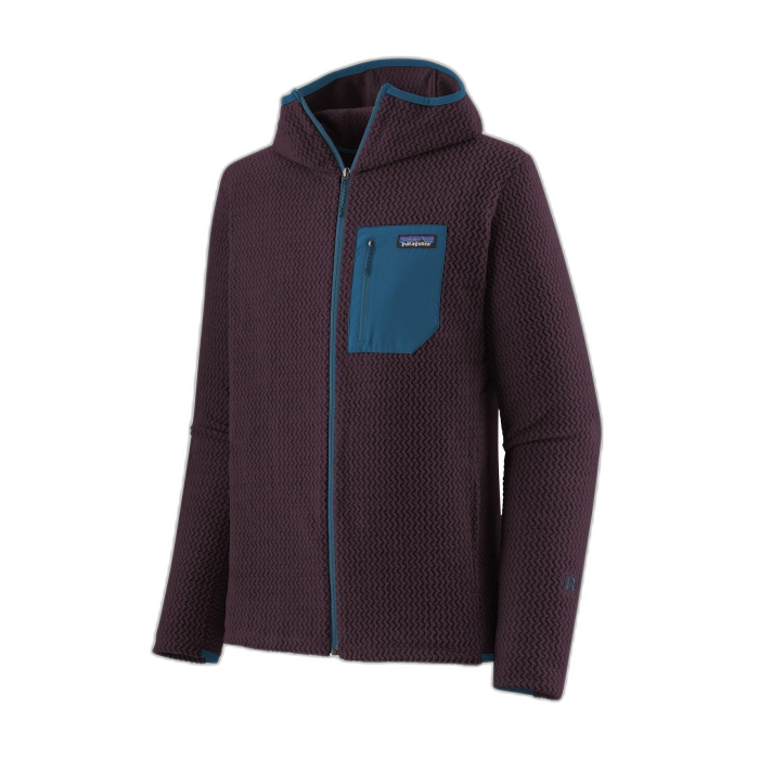 Bluza męska PATAGONIA R1 Air FZ HD /  fioletowy