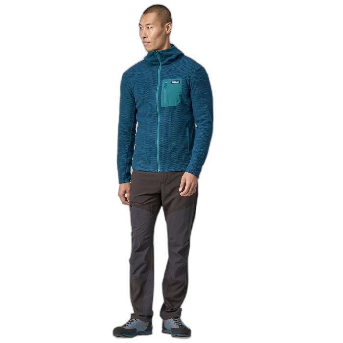 Bluza męska PATAGONIA R1 Air FZ HD /  niebieski