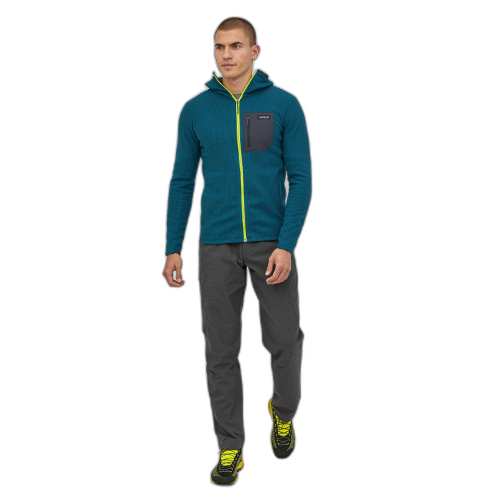 Bluza męska PATAGONIA R1 Air FZ HD /  niebieski