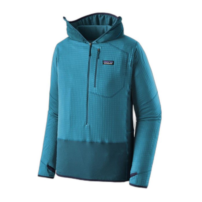 Bluza męska PATAGONIA R1 Hybrid HZ HD /  niebieski