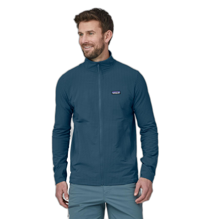 Bluza męska PATAGONIA R1 Tech Face FZ  /  niebieski