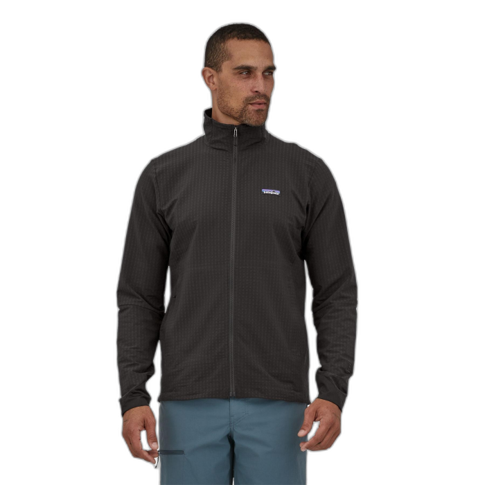 Bluza męska PATAGONIA R1 Tech Face FZ  /  czarny