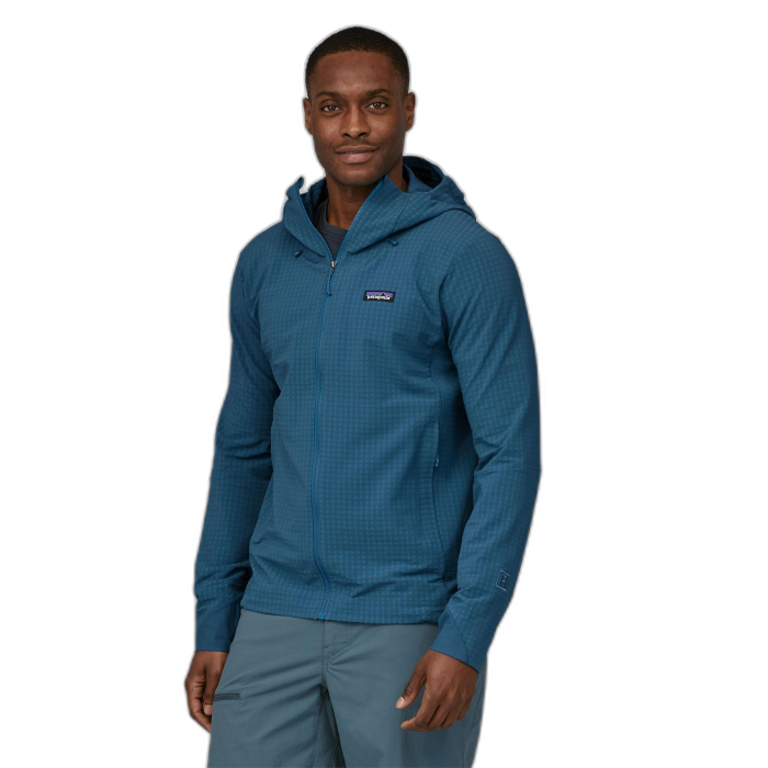Bluza męska PATAGONIA R1 Tech Face FZ HD /  niebieski