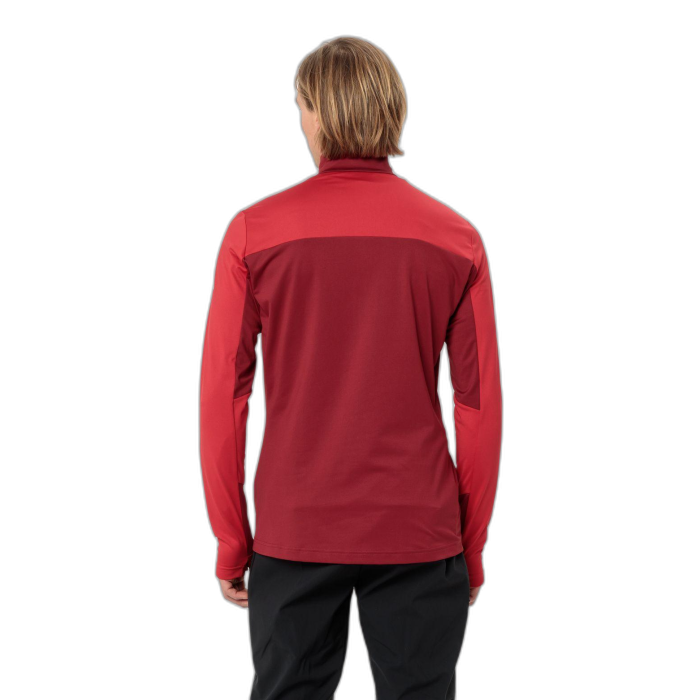 Bluza męska VAUDE Livigno 2 HZ /  czerwony