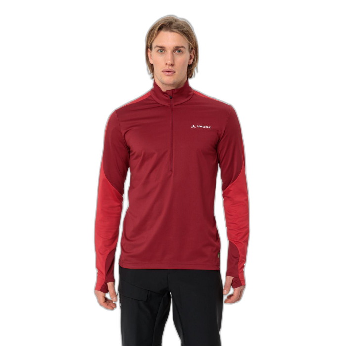 Bluza męska VAUDE Livigno 2 HZ /  czerwony