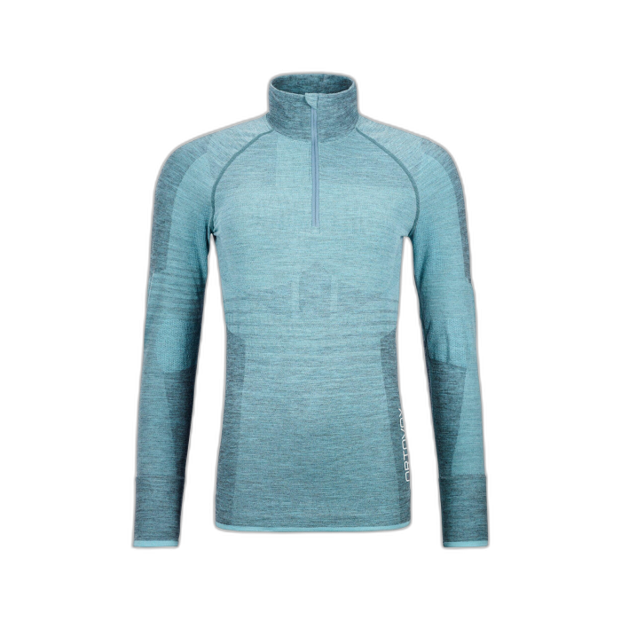 Bluza ORTOVOX damska 230 Competition Zip /  niebieski