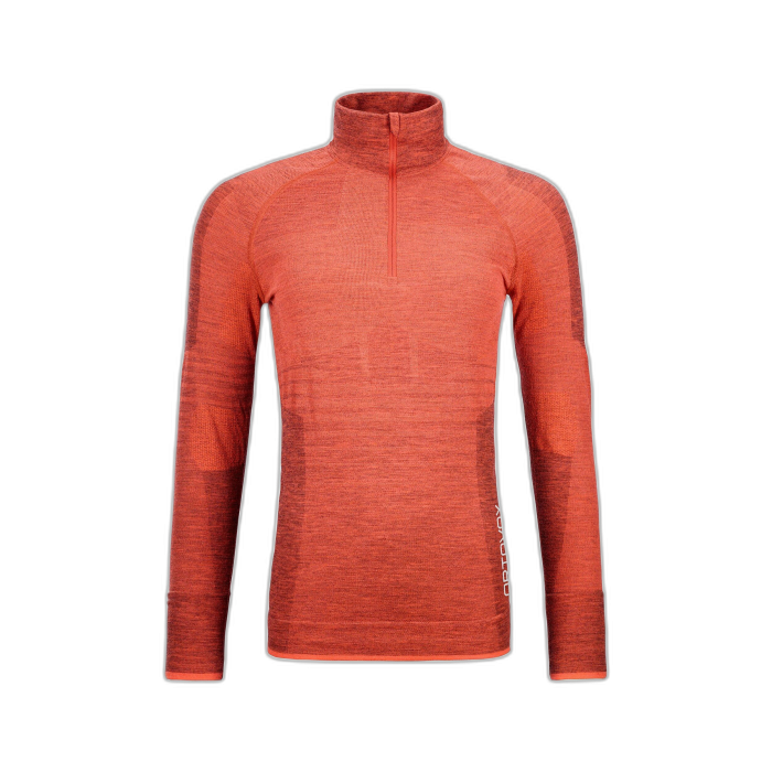 Bluza ORTOVOX Damska 230 Competition Zip /  czerwony
