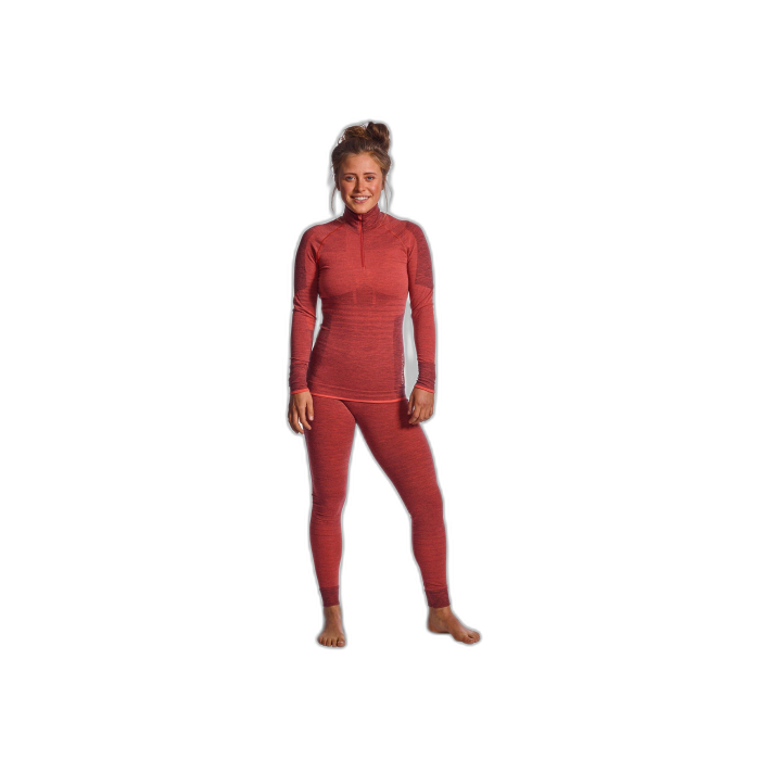 Bluza ORTOVOX Damska 230 Competition Zip /  czerwony