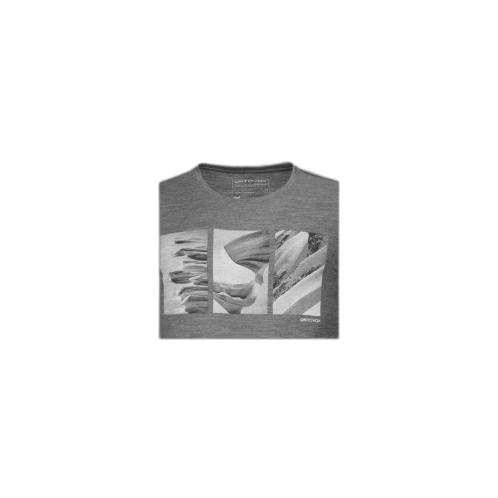 Bluza ORTOVOX męska 185 Shape Pic /  szary