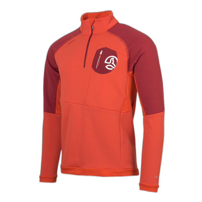 Bluza TERNUA M Krater 1/2 ZIP /  pomarańczowy