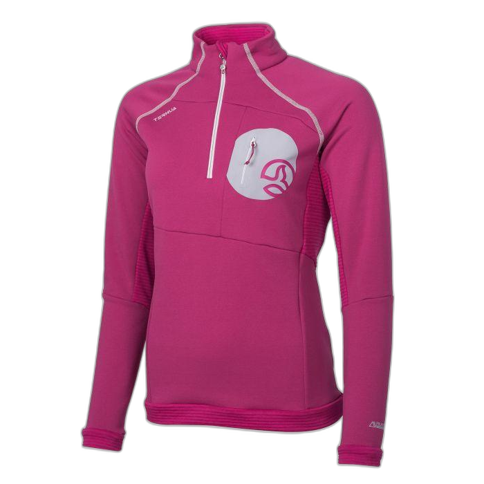 Bluza TERNUA M Krater 1/2 ZIP /  różowy