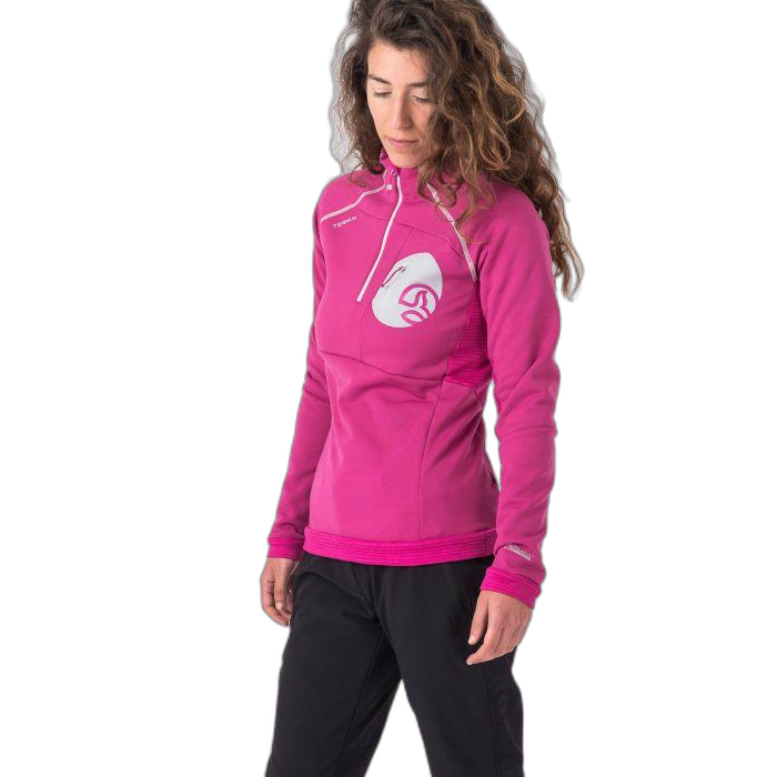 Bluza TERNUA M Krater 1/2 ZIP /  różowy