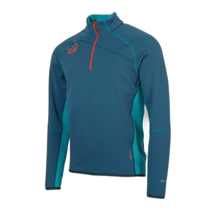 Bluza TERNUA M Kubik 1/2 zip /  niebieski