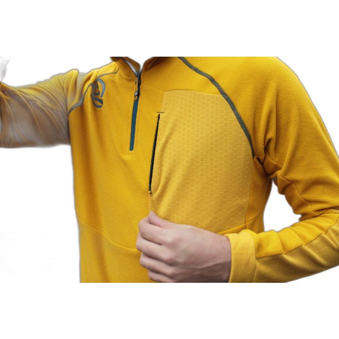 Bluza TERNUA M Lakran 1/2 ZIP /  żółty