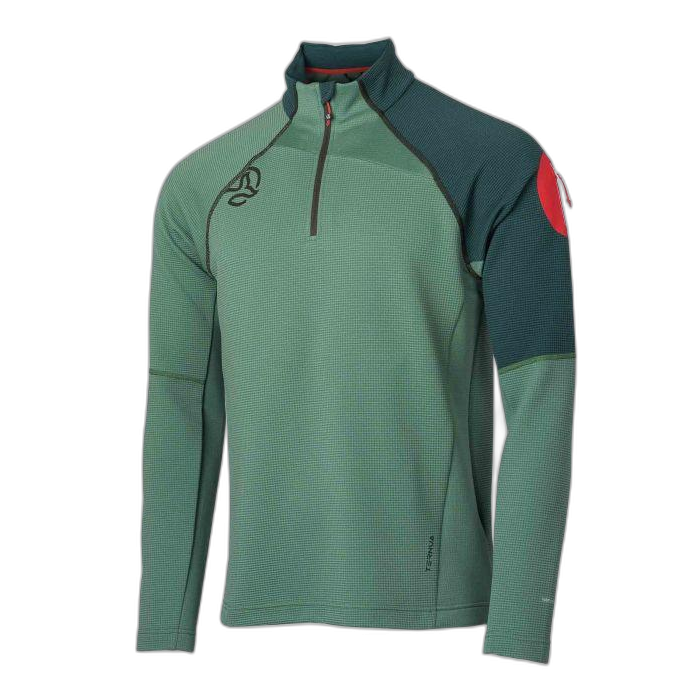 Bluza TERNUA M Lemik 1/2 ZIP /  zielony