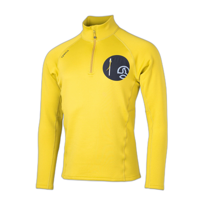 Bluza TERNUA M Lezat 1/2 Zip /  żółty