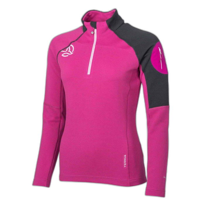 Bluza TERNUA W Lemika 1/2 zip /  różowy
