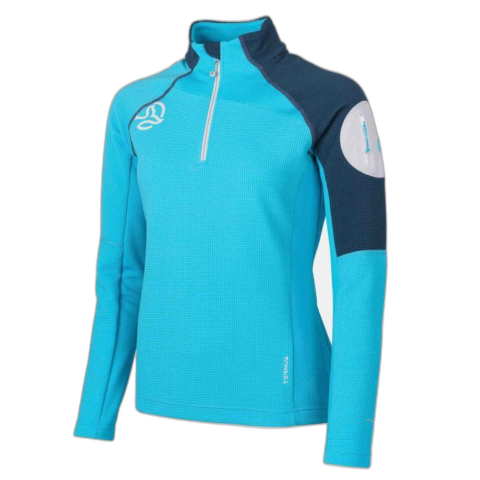 Bluza TERNUA W Lemika 1/2 zip /  niebieski