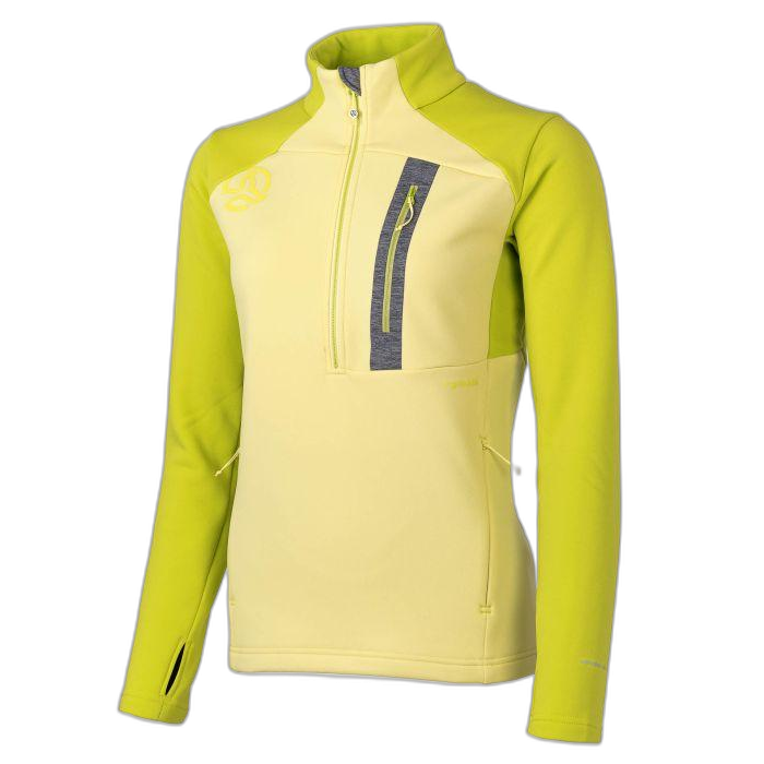 Bluza TERNUA W Punjak 1/2 Zip /  żółty