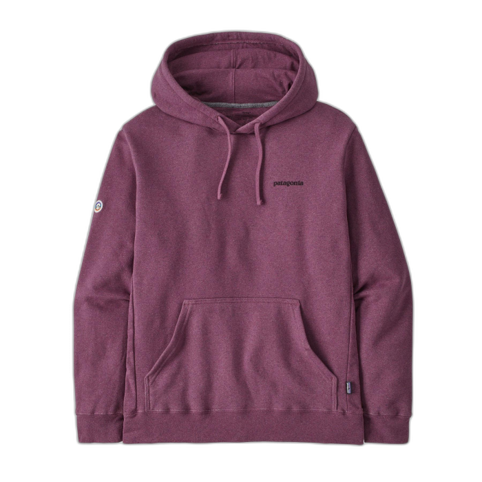 Bluza unisex PATAGONIA Fitz Roy Icon Uprisal Hoody /  czerwony