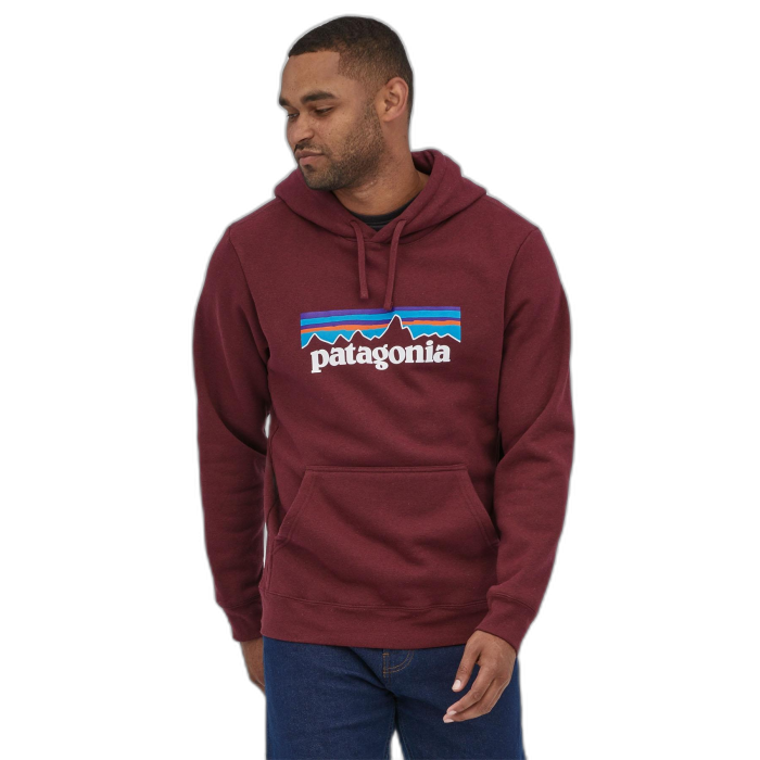 Bluza unisex PATAGONIA P-6 Logo Uprisal Hoody /  czerwony