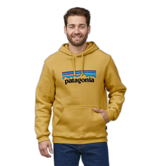 Bluza unisex PATAGONIA P-6 Logo Uprisal Hoody /  żółty