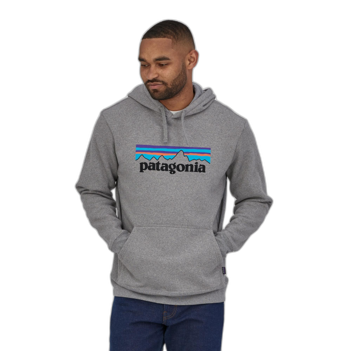 Bluza unisex PATAGONIA P-6 Logo Uprisal Hoody /  szary