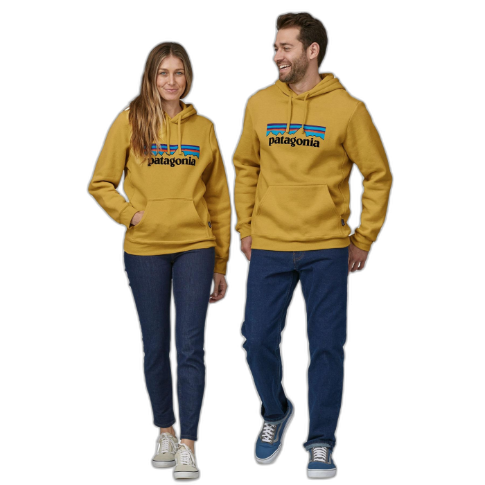 Bluza unisex PATAGONIA P-6 Logo Uprisal Hoody /  żółty