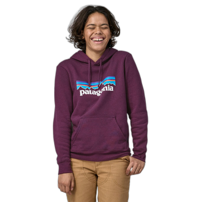 Bluza unisex PATAGONIA P-6 Logo Uprisal Hoody /  fioletowy