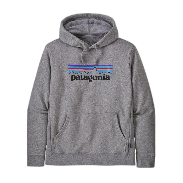 Bluza unisex PATAGONIA P-6 Logo Uprisal Hoody /  szary