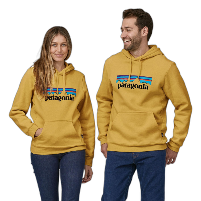 Bluza unisex PATAGONIA P-6 Logo Uprisal Hoody /  żółty