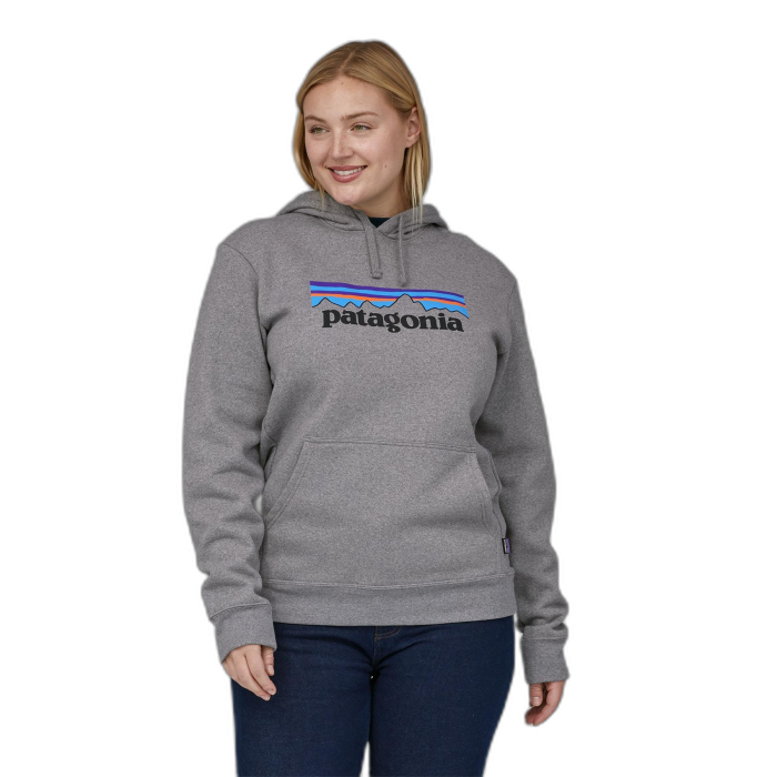 Bluza unisex PATAGONIA P-6 Logo Uprisal Hoody /  szary