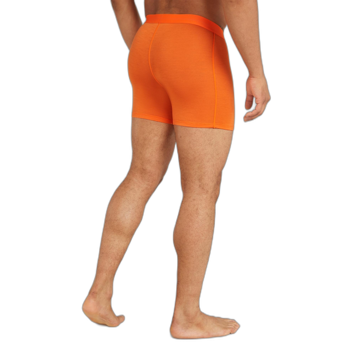 Bokserki męskie ICEBREAKER Anatomica 103029 /  pomarańczowy