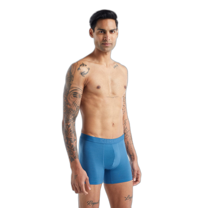 Bokserki męskie ICEBREAKER Anatomica Cool-Lite 105246 /  niebieski