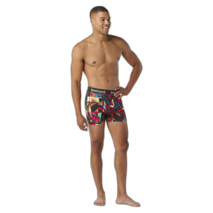 Bokserki Smartwool 17005 Print Boxer /  wielokolorowy