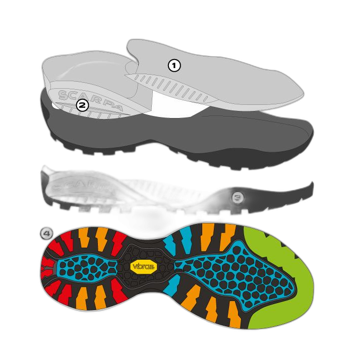 Buty SCARPA Mojito Fresh /  niebieski