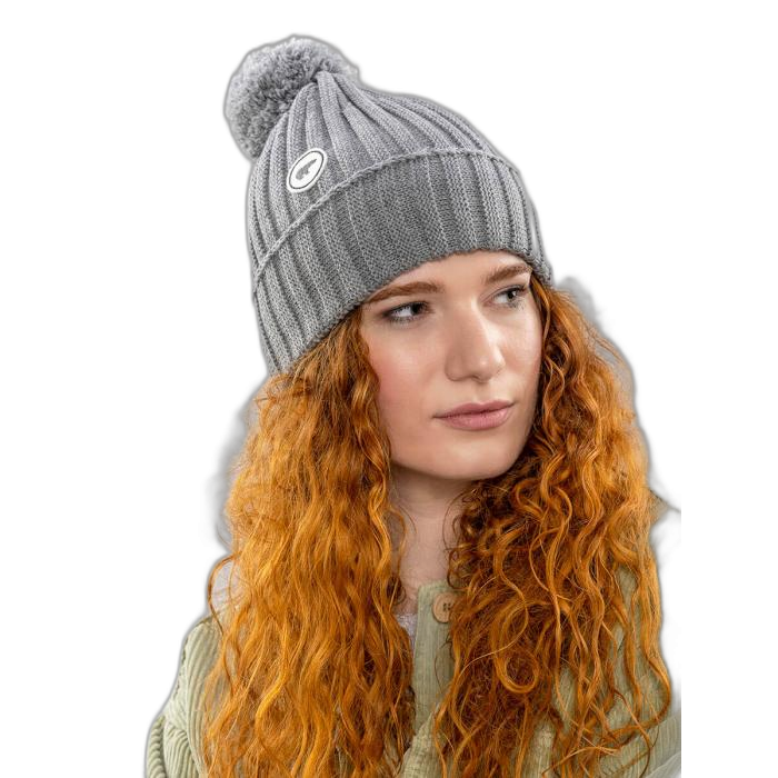 Czapka EISBAR 30952 Trony OS Pompon /  szary