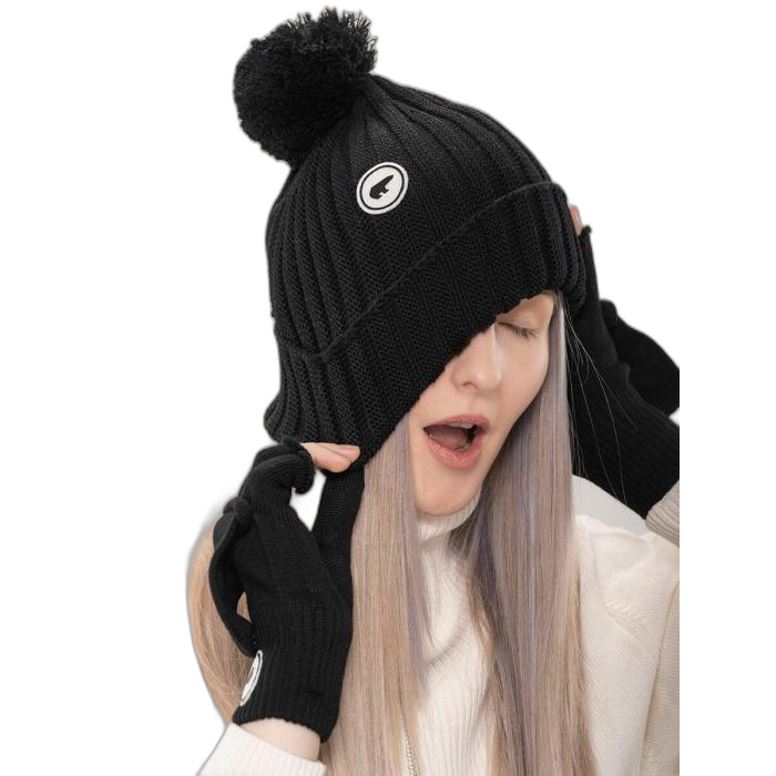Czapka EISBAR 30952 Trony OS Pompon /  czarny
