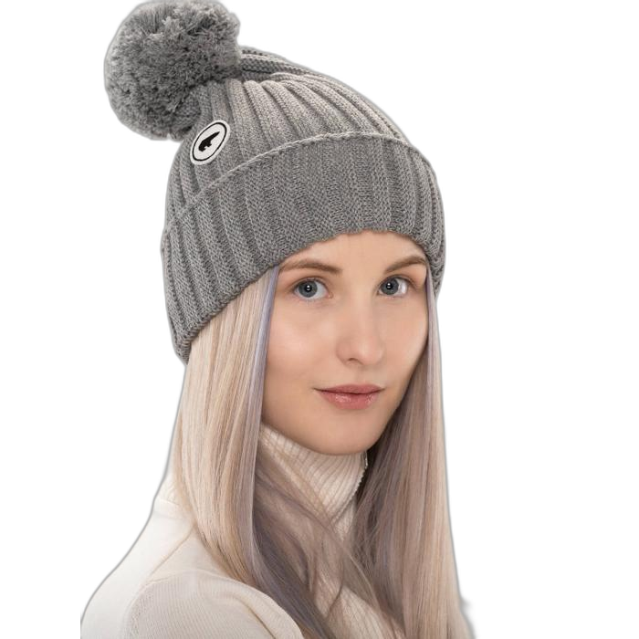 Czapka EISBAR 30952 Trony OS Pompon /  szary