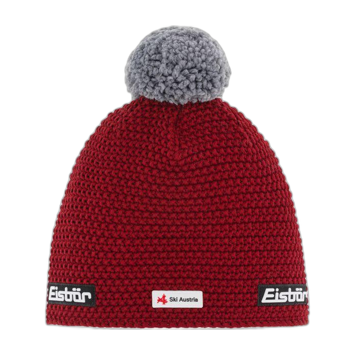 Czapka EISBAR 33137 Jamie Pompon SKA /  czerwony