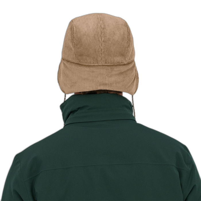 Czapka PATAGONIA Corduroy z nausznikami /  beżowy