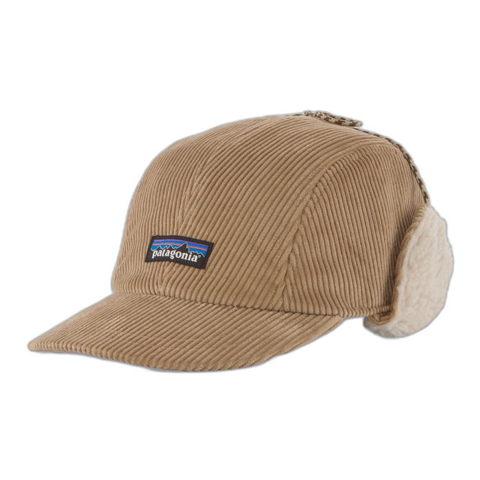 Czapka PATAGONIA Corduroy z nausznikami /  beżowy